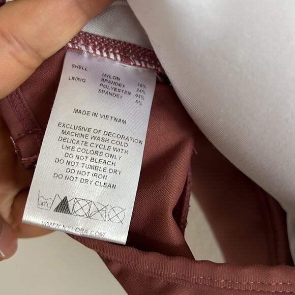 NYLORA Metallic Banded Y Back Sports Bra Medium - Picture 5 of 5